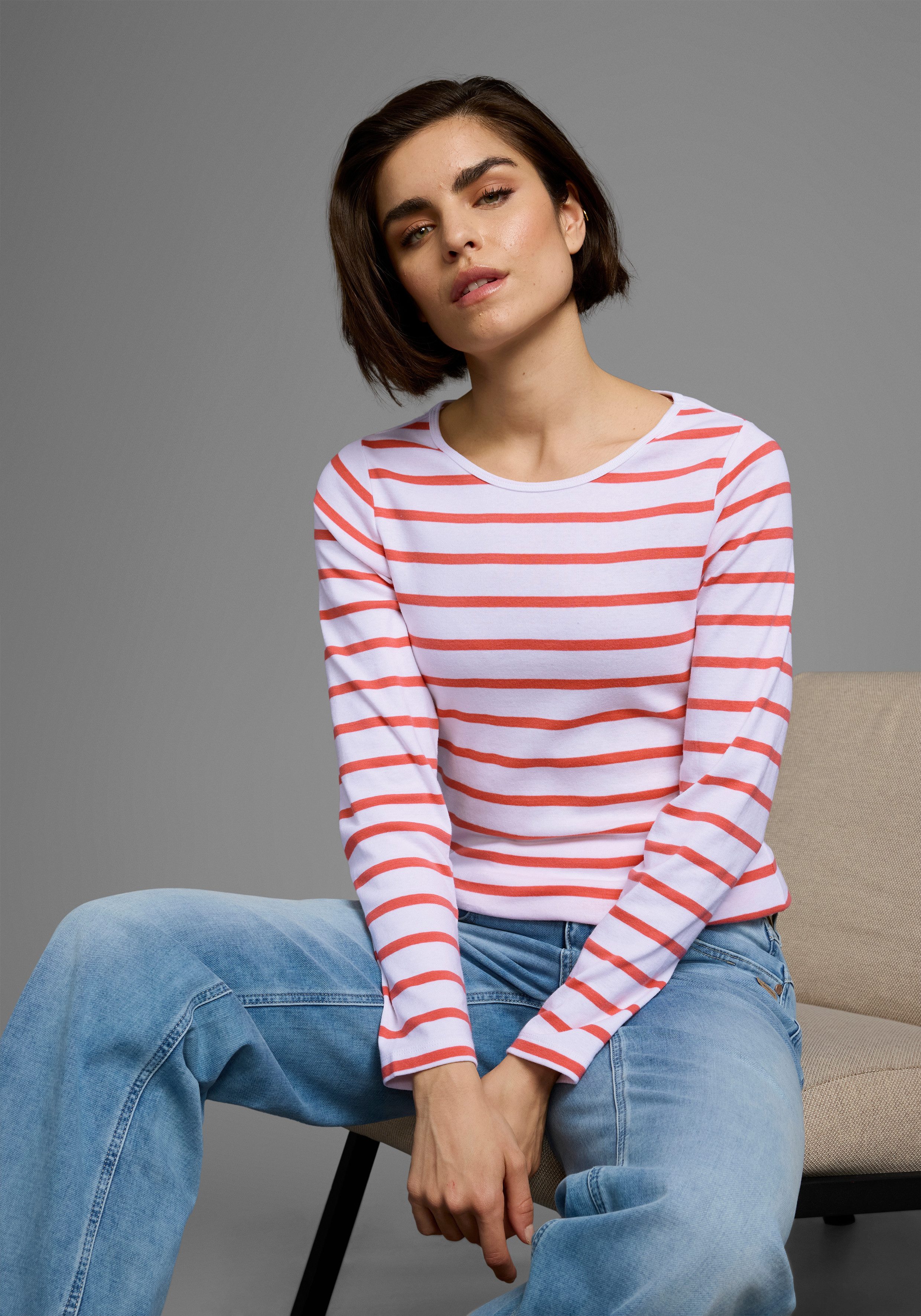 Flashlights Langarmshirt (Packung, 2-tlg., 2er-Pack) Langarm, sehr figurbet günstig online kaufen