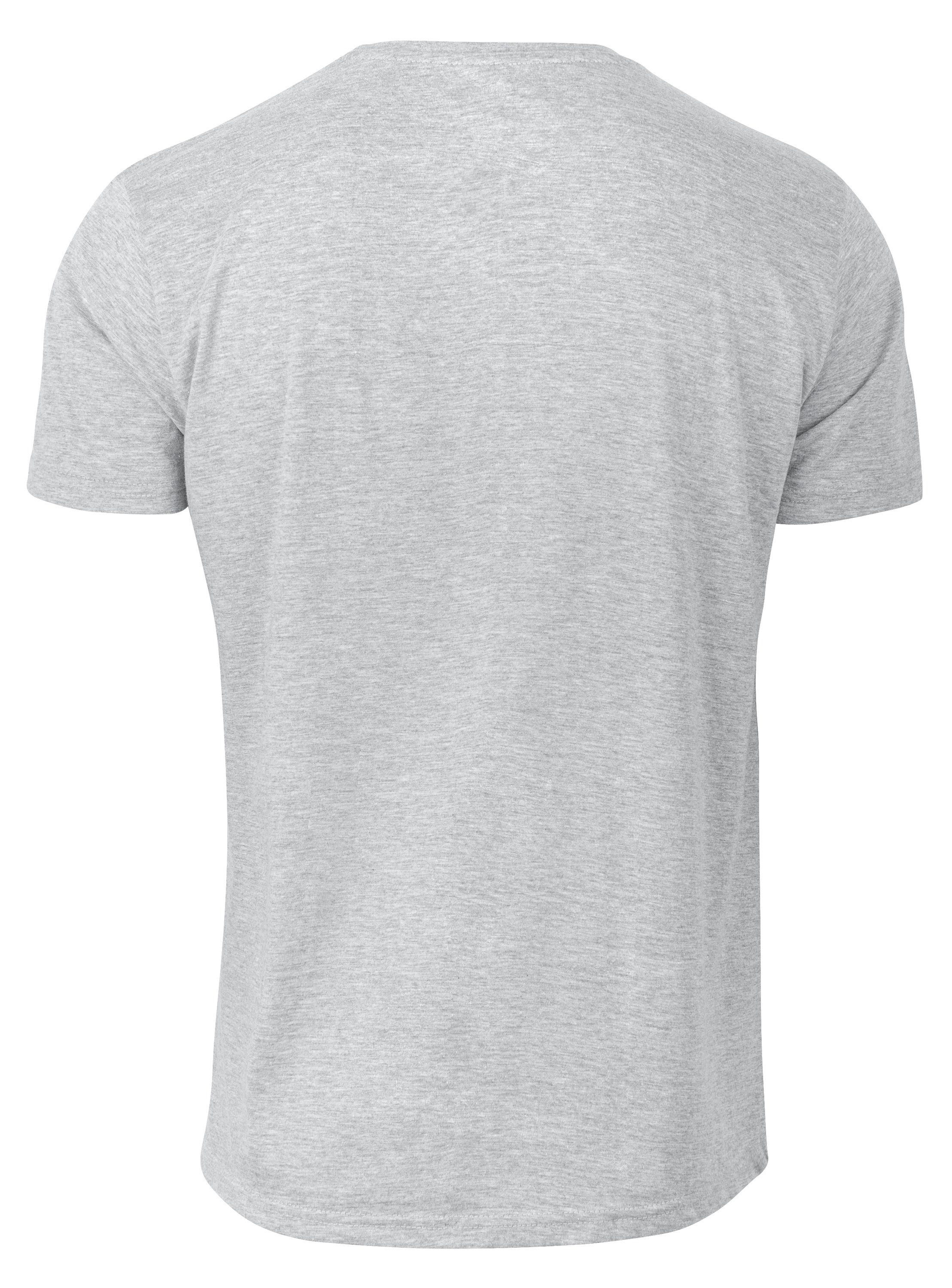 Cotton Prime® T-Shirt - Affenmotiv DJ-Kopfhörer Monkey mit mit grau