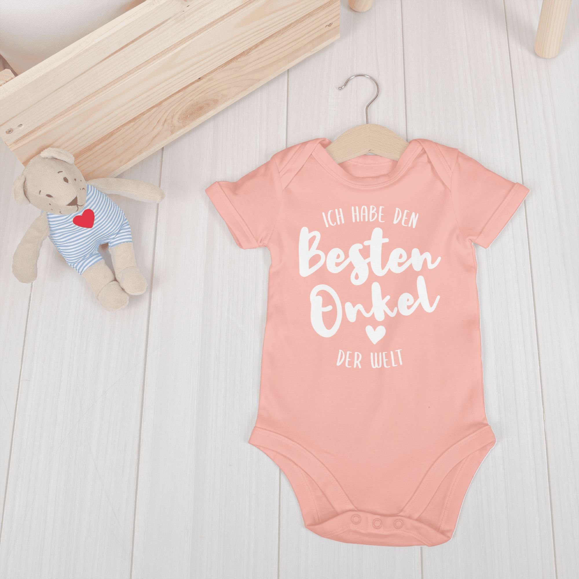 Shirtracer Shirtbody Ich habe den besten Onkel der Welt Strampler Baby Mädchen & Junge