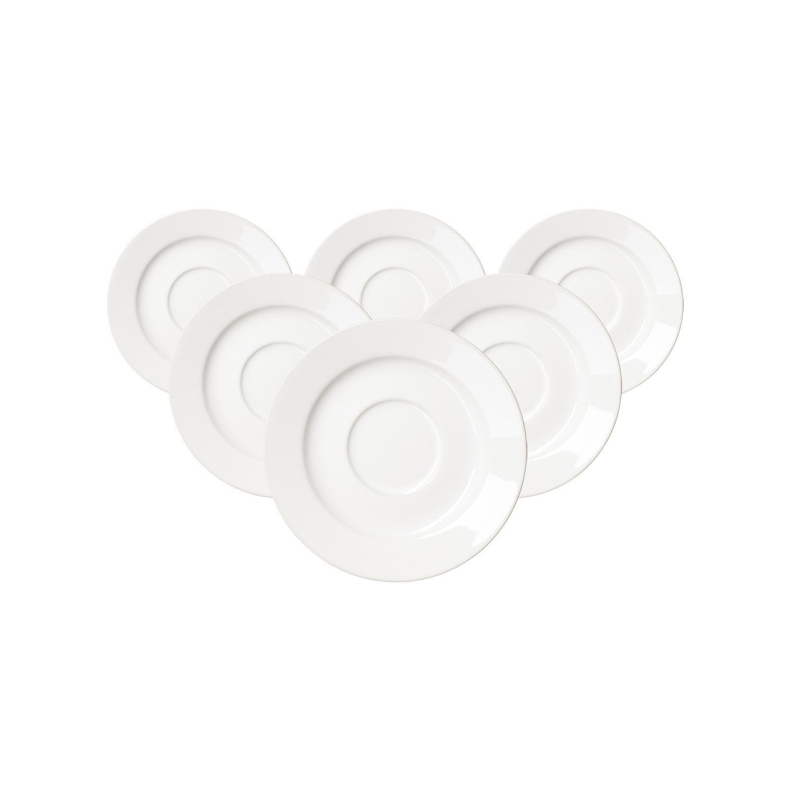 Ritzenhoff & Breker Untertasse Volos Kaffeeuntertassen ø 15,5 cm 6er Set, (6 St)