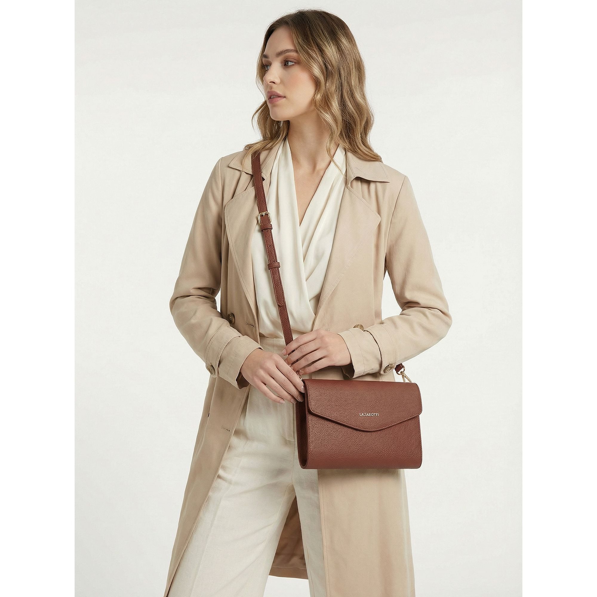 Lazarotti Clutch Bologna Leather, Leder