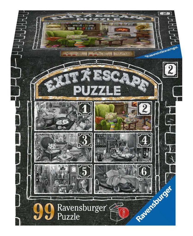 Ravensburger Puzzle 99 Teile Ravensburger Puzzle Exit Im Gutshaus Teil 2 Wo günstig online kaufen