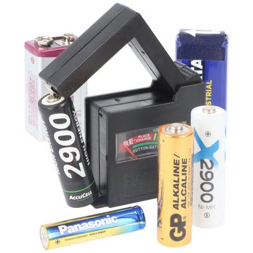 AccuCell Universal Batterietester EnergyTest im Taschenformat Akku