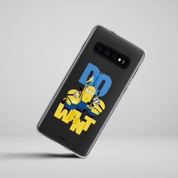 DeinDesign Handyhülle Minions Banane Film Minions Do Want, Samsung Galaxy S10 Plus Silikon Hülle Bumper Case Handy Schutzhülle