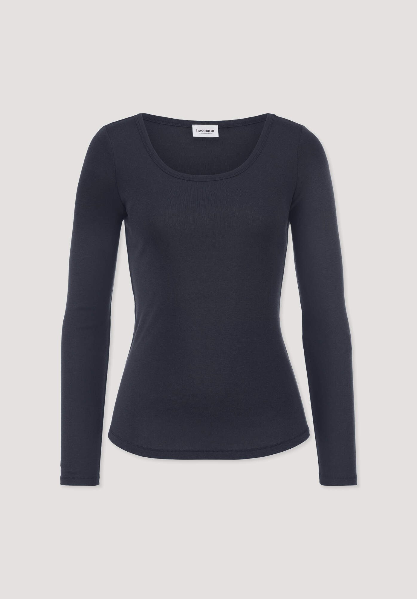 Hessnatur T-Shirt Fitted aus Bio-Baumwolle und TENCEL™ Modal (1-tlg)