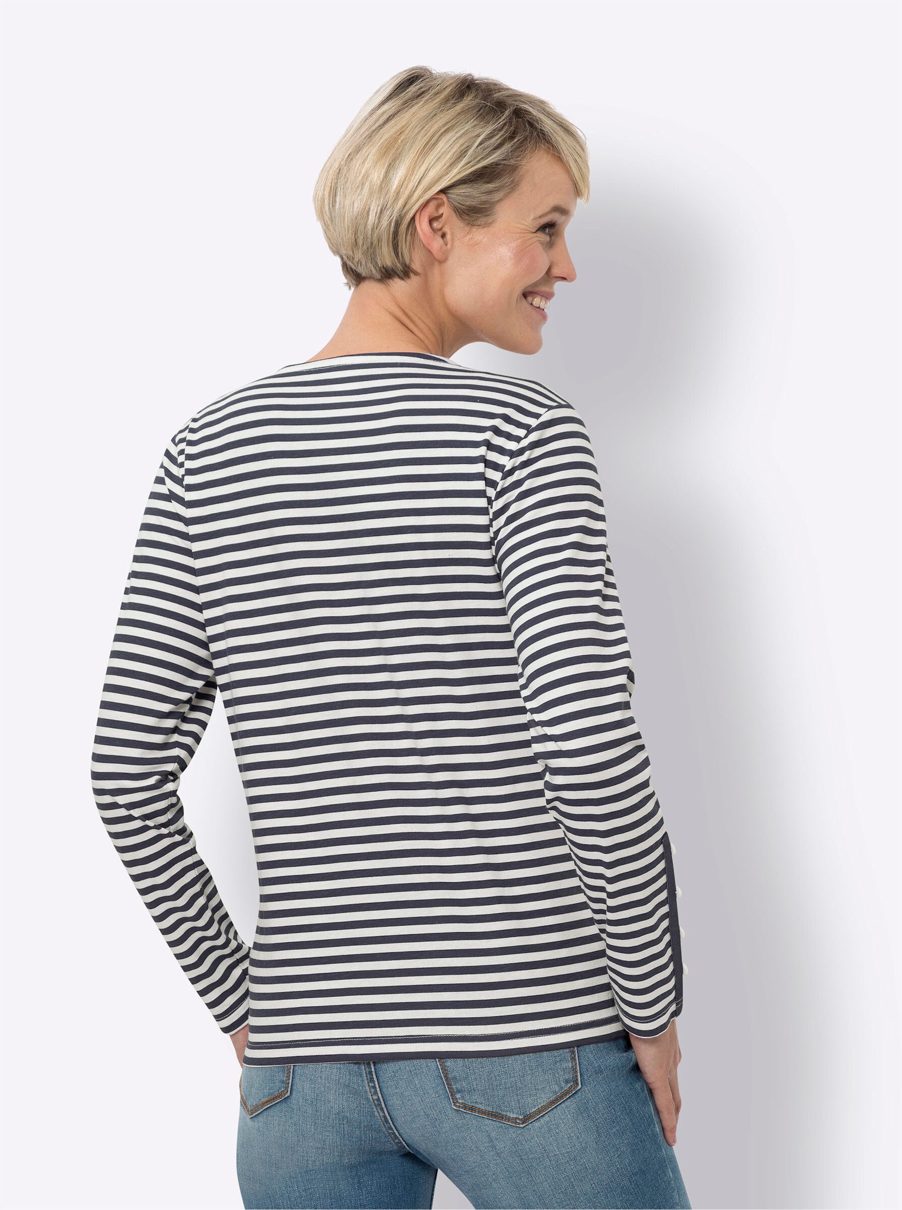 Classic Basics T-Shirt "Streifenshirt", (1 tlg.) günstig online kaufen