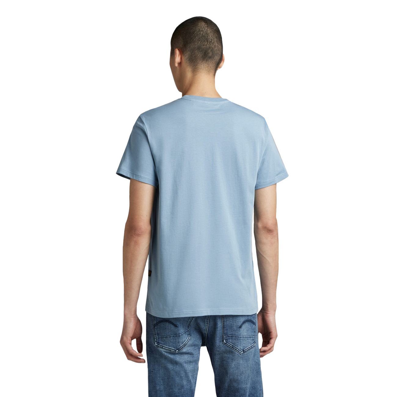r G-Star Blue t Herren Sartho T-Shirt HTR RAW Base-s (1-tlg) s/s T-Shirt