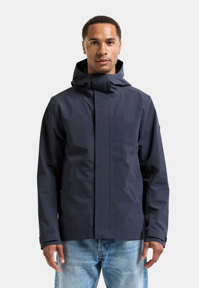 Didriksons Allwetterjacke Herren Übergangsjacke Wasserdicht LOGAN mit Kapuze mit Taschen
