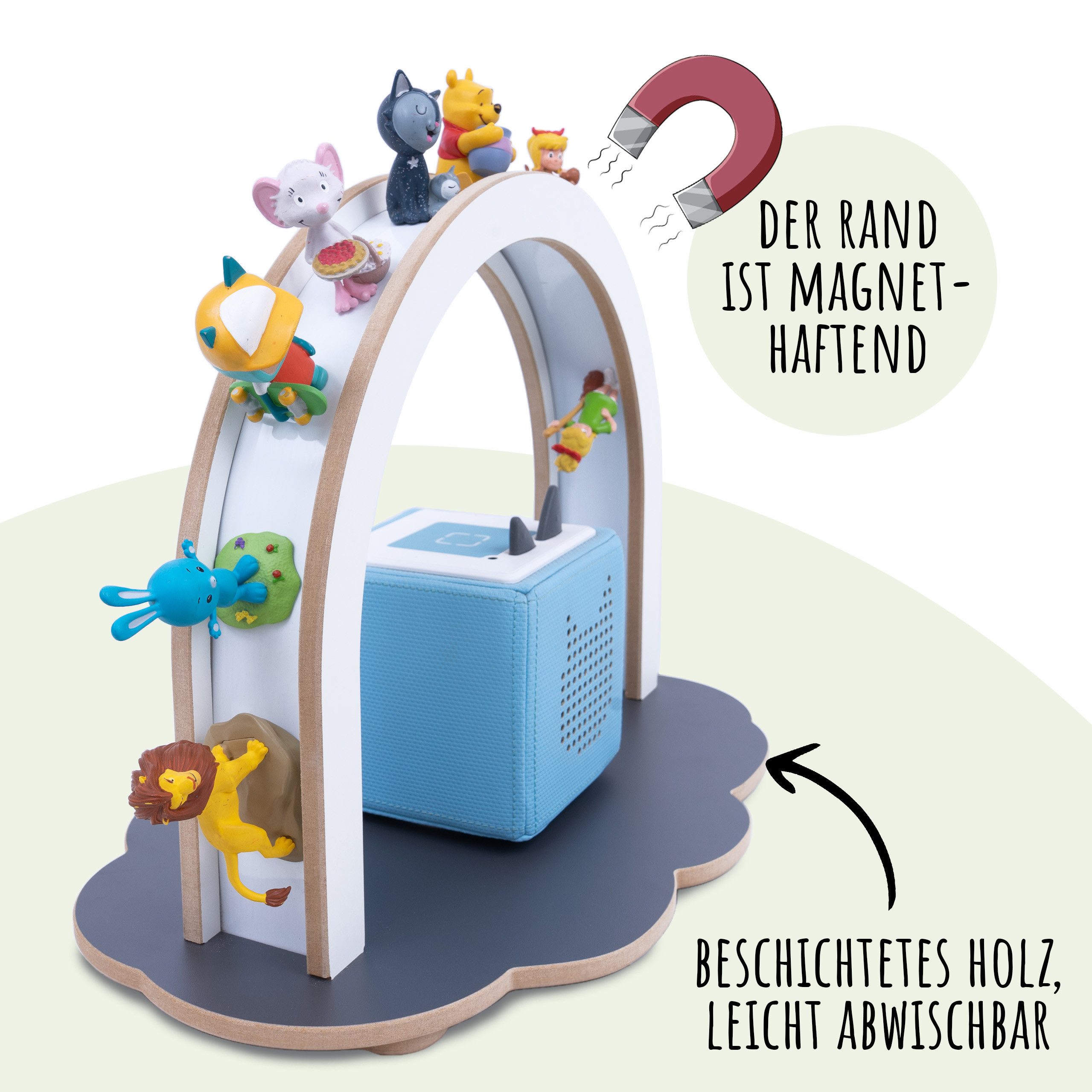 Holzura Kinderregal Das neue Tonie-Standregal – liebevoll gestaltet & prakt günstig online kaufen