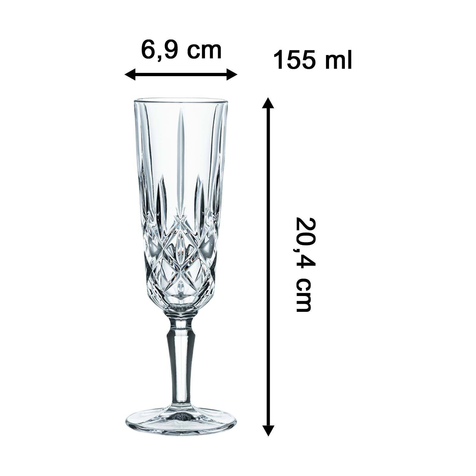 Nachtmann Champagnerglas Noblesse Celebration Set, 5-tlg., Glas