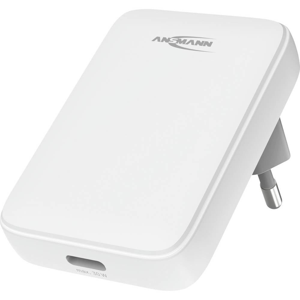 ANSMANN AG USB-C Wandlader 130PD USB Ladegerät 30 W 1x USB-C® PPS, Quick Charge USB-Ladegerät (Schnellladegerät, ohne Kabel)