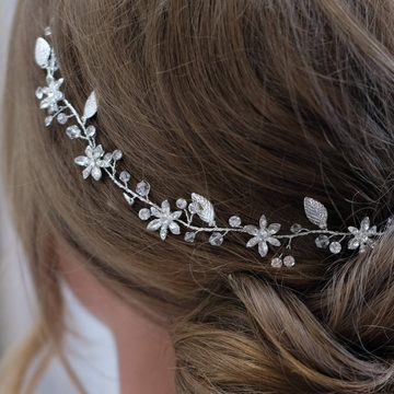 Vumari Diadem Feine Braut-Haarranke: Haarschmuck Haar Rebe Hochzeit, Stirnband Boho, Eleganter Hochzeitsschmuck
