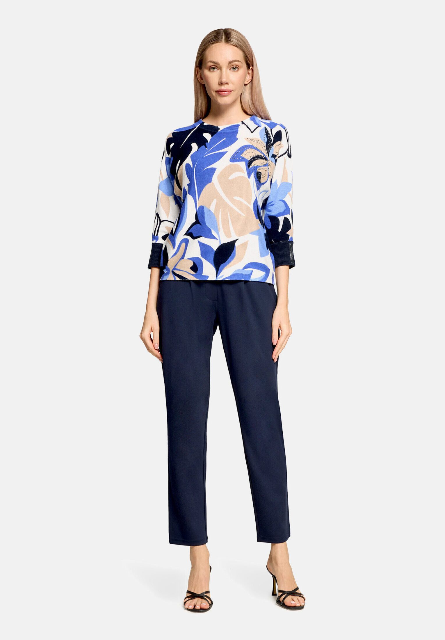 Betty Barclay Strickpullover Damen mit Print (1-tlg)