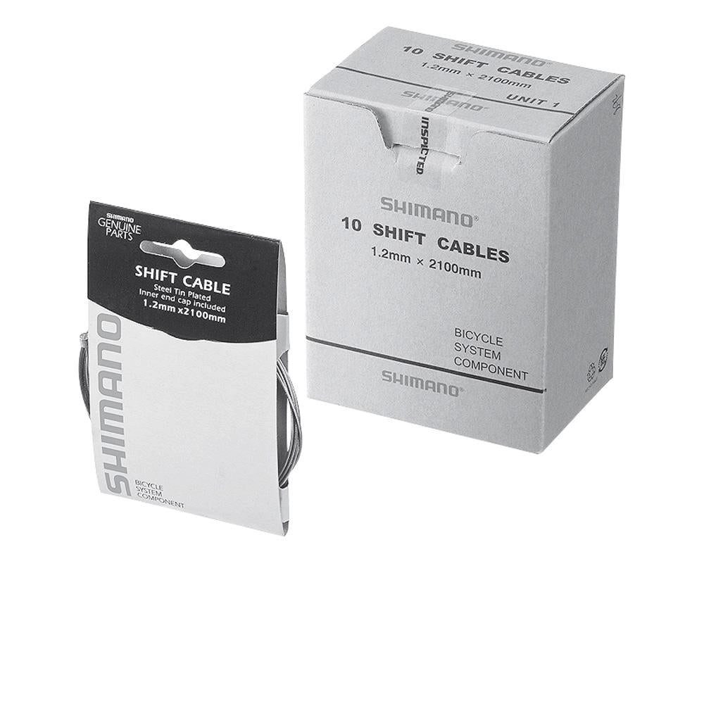 Shimano Schaltaugen-Richtwerkzeug SHIMANO 10 Stück. Schaltzug MTB/Road Stahl Schaltzug - glatter Innenzu