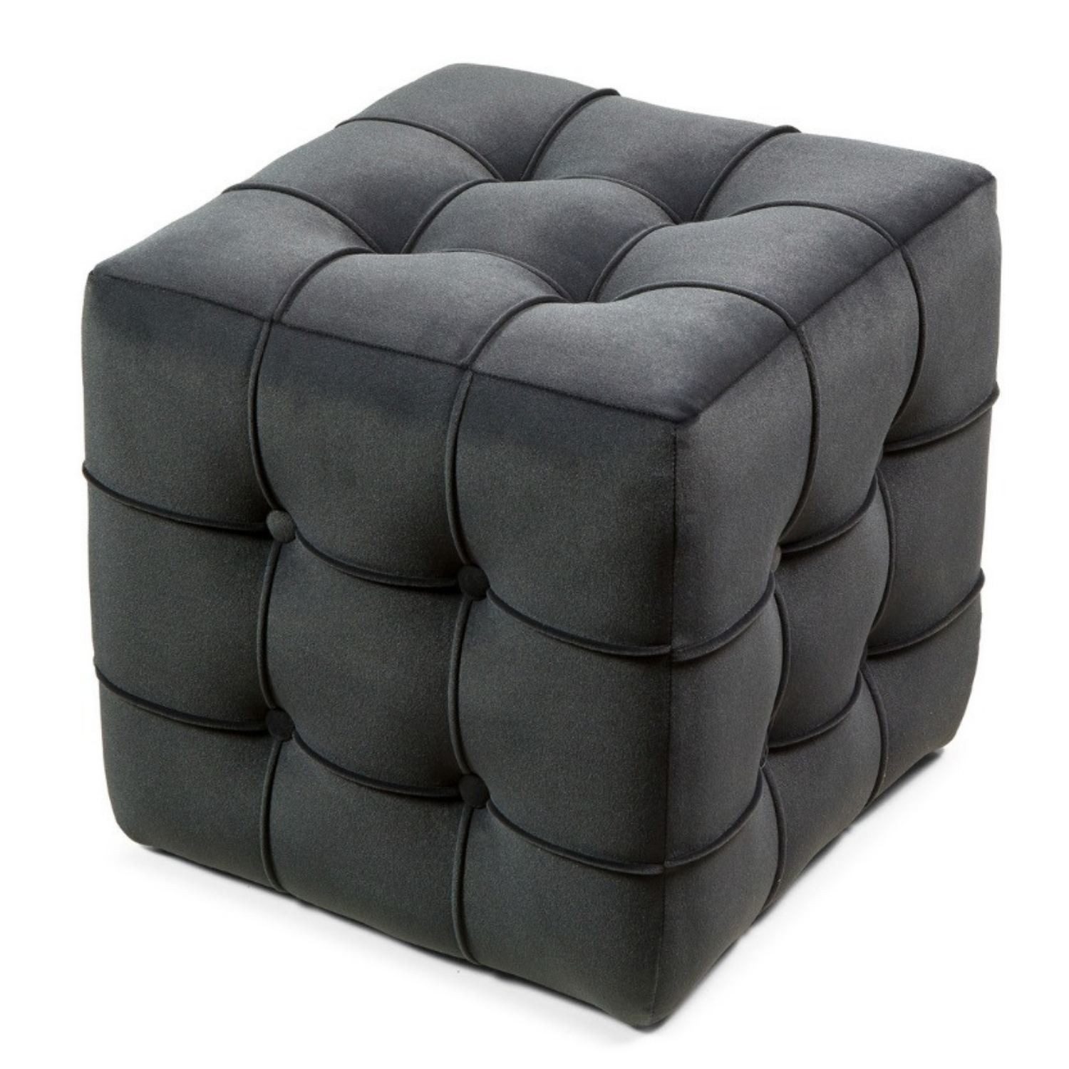 Skye Decor Pouf Lizbon (1-St), Samtiger Polsterpouf