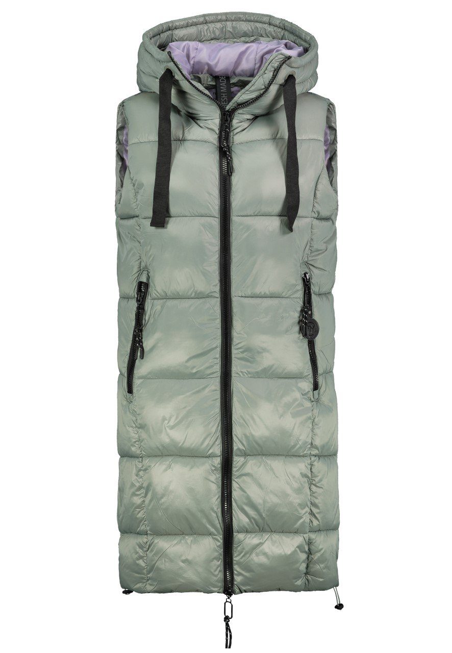 Fresh Made Steppweste Lange Stepp weste günstig online kaufen