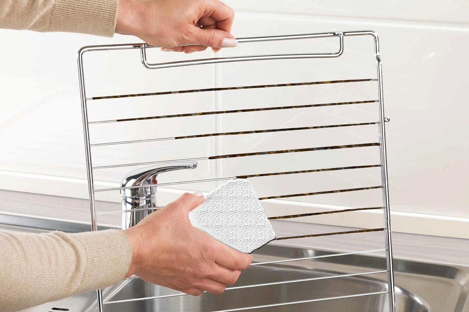 Maximex Anti-Krusten-Stein Putzstein (Set, [6-St. Krustenentferner für Grillrost, Eisenpfanne und Backofen, Glasstruktur)