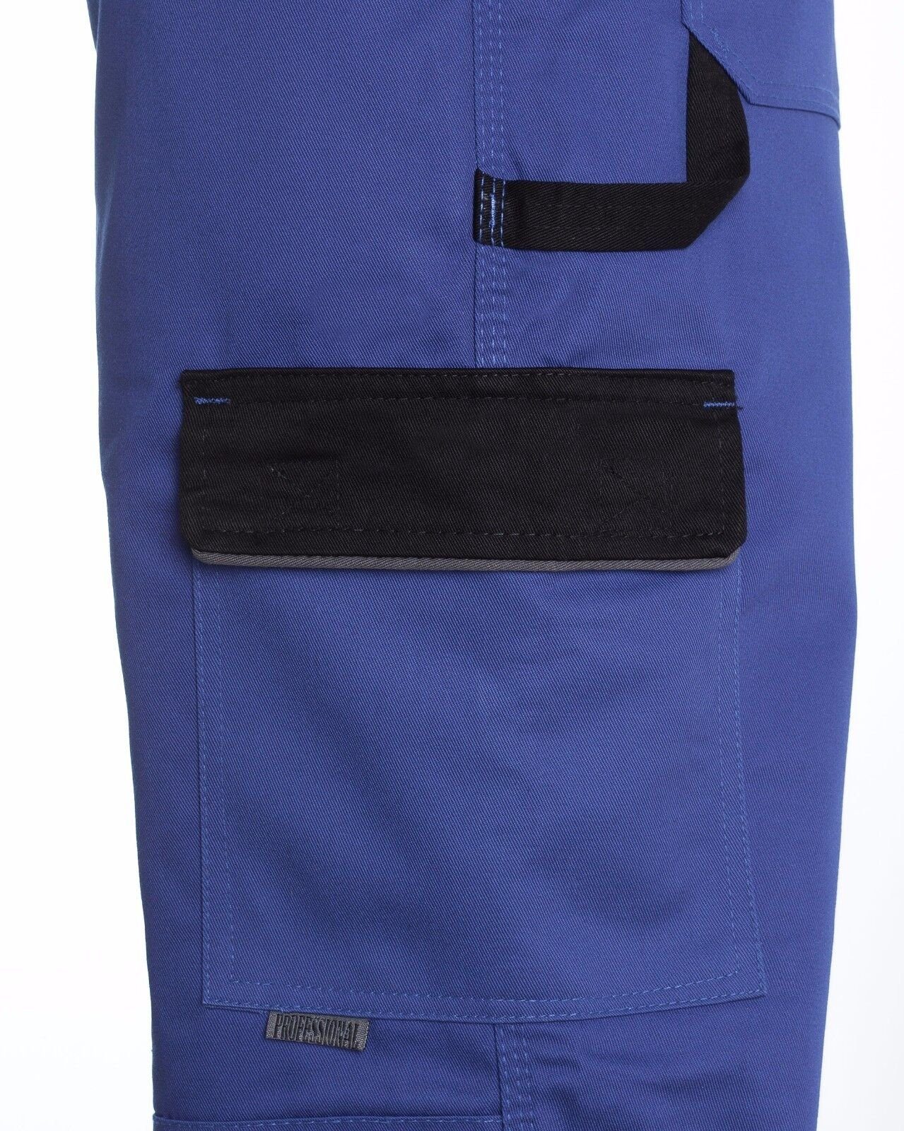 Classic Arbeitshose Arbeitshose Berufshose Schutzhose Sicherheitshose Blau (PROF-SP-BL) – Bild 5 von 5
