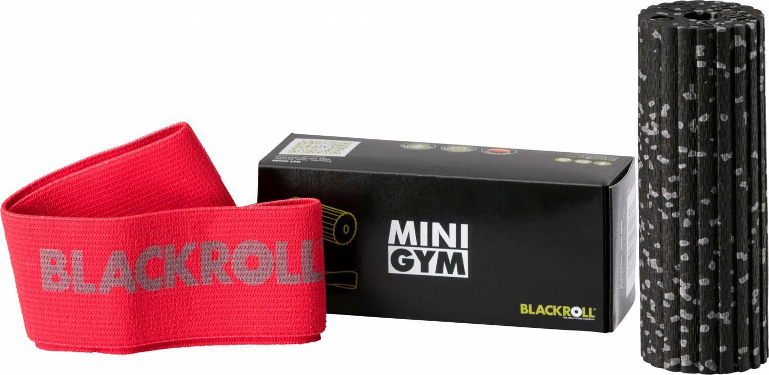 schwarz/grün BLACKROLL Performance MINI INTERSPORT Blackroll GYM Massagerolle adidas