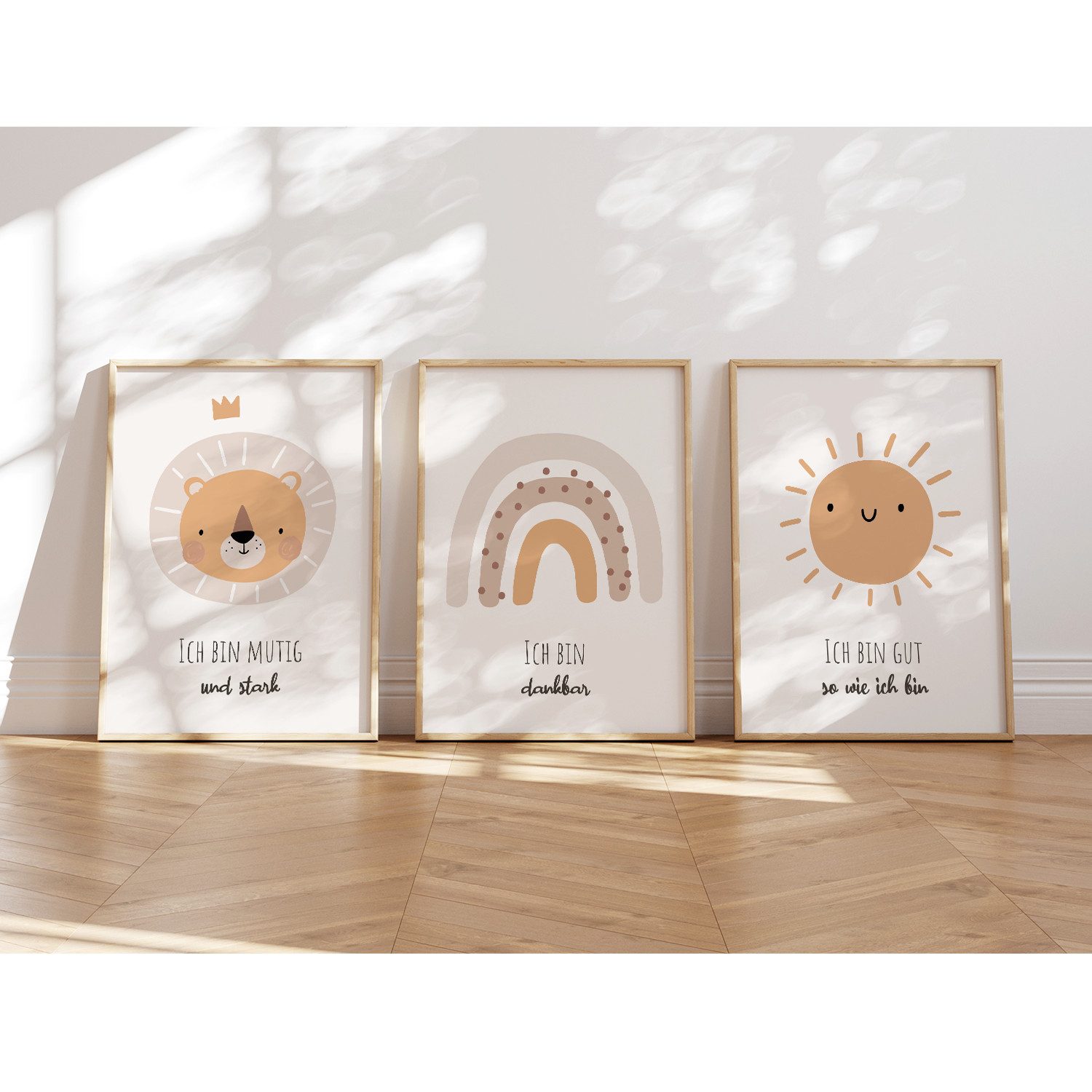 MeinBaby123® Poster Affirmationsbilder, Bilder Kinderzimmer Deko Poster, Affirmation, Motivation, Selbstbewusstsein