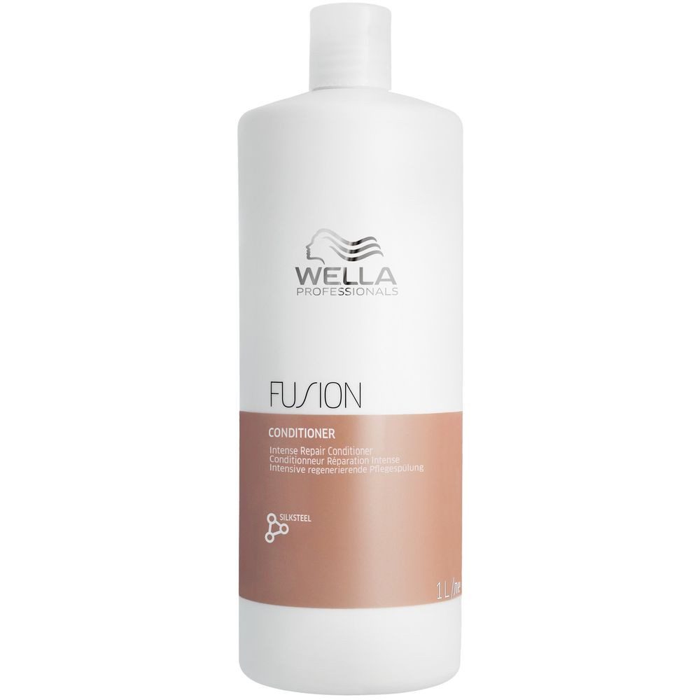 Wella Professionals Haarpflege-Set Fusion Intense Repair Shampoo 1000ml + Conditioner 1000ml