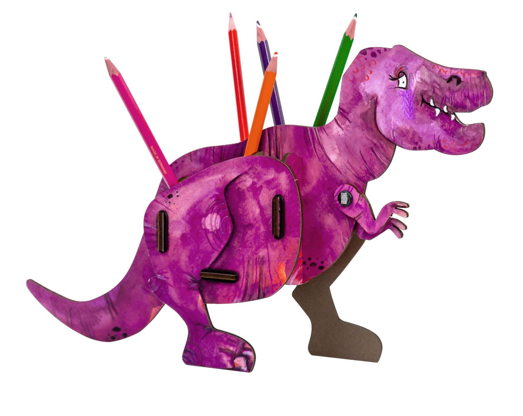 WERKHAUS® Aufbewahrungsbox Auswahl Werkhaus Stiftebox Dinos Stiftehalter Modell: Tyrannosaurus