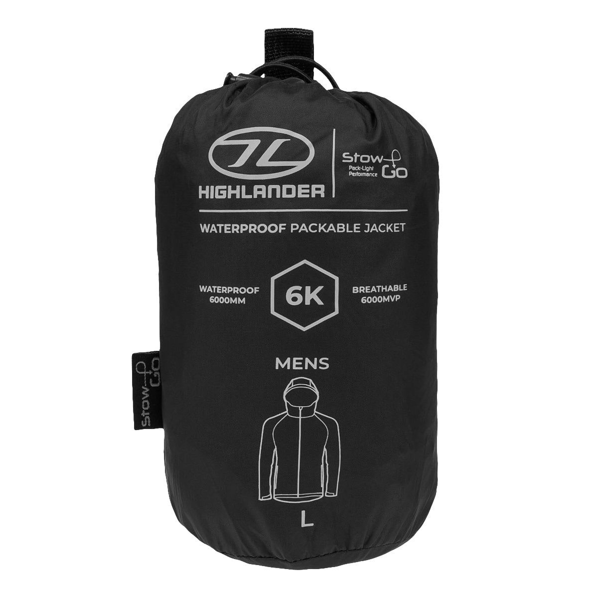 Highlander Outdoorjacke Highlander Stow & Go Regenjacke Wasserdicht