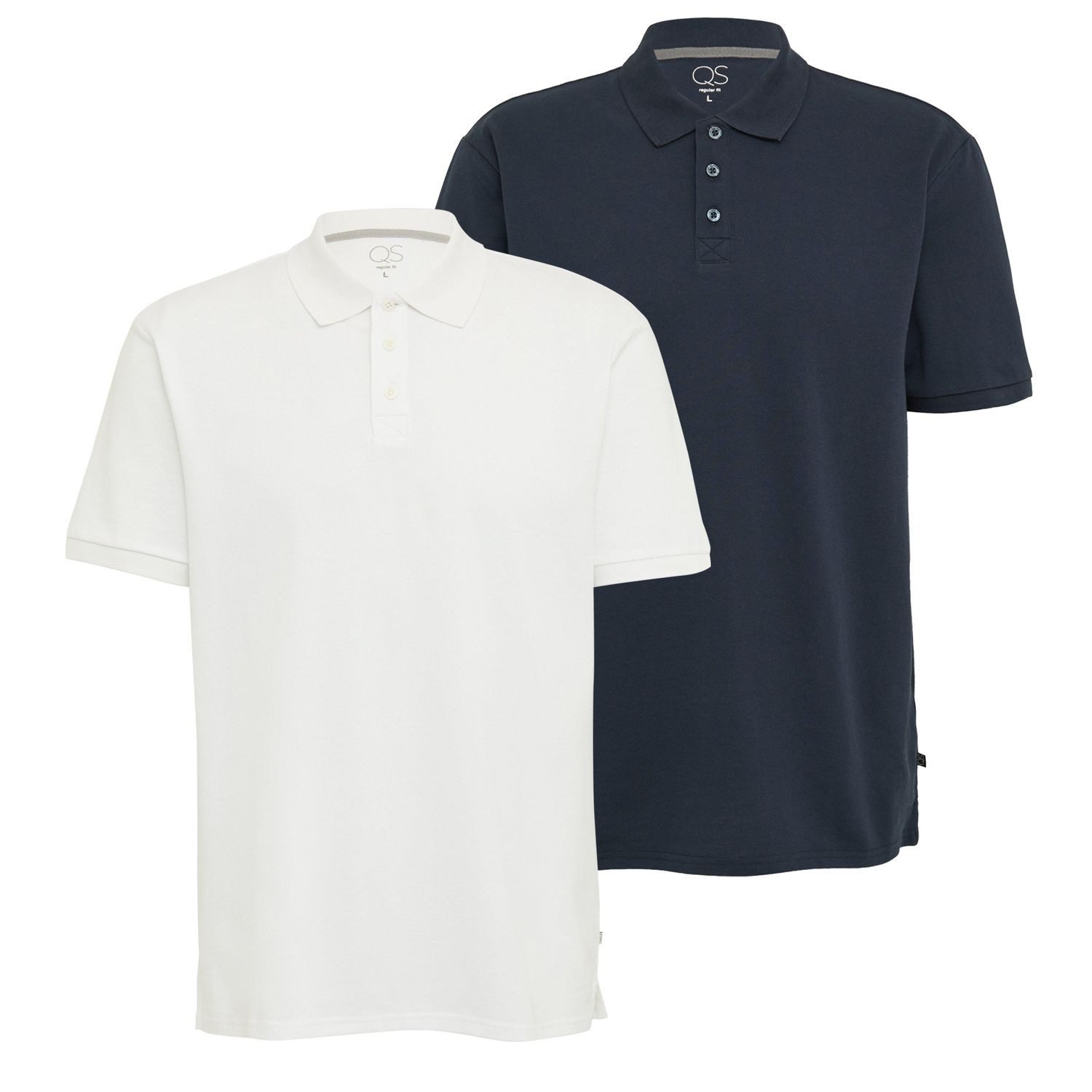 QS Poloshirt Polo-Shirt Kragen, Knöpfe, Regular günstig online kaufen
