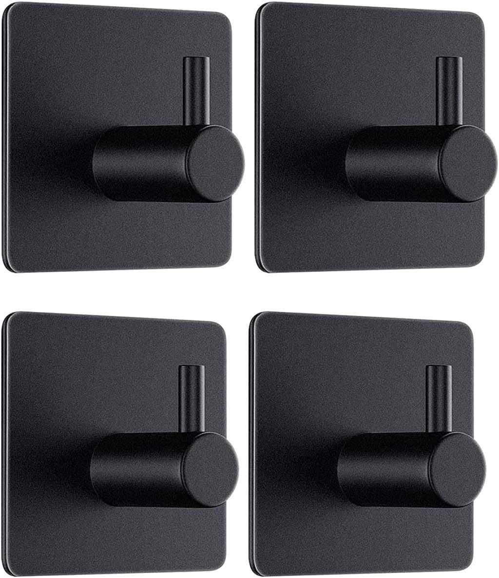 Blusmart Handtuchhaken 4 Stück Handtuchhalter Wandhaken Selbstklebend, für günstig online kaufen