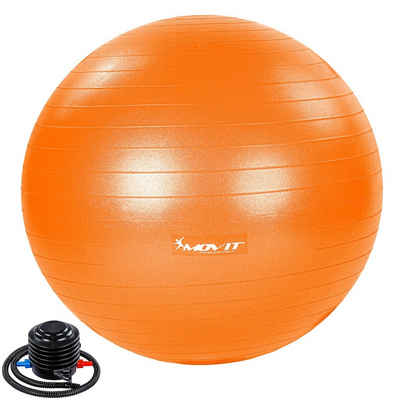 MOVIT Gymnastikball »Movit® Gymnastikball »Dynamic Ball« inkl. Pumpe«, 55 65 75 85 cm, 7 Farben, Maximalbelastbarkeit bis 500kg, berstsicher, Fitness-Ball, Sitzball, Yogaball, Pilates-Ball, Balance