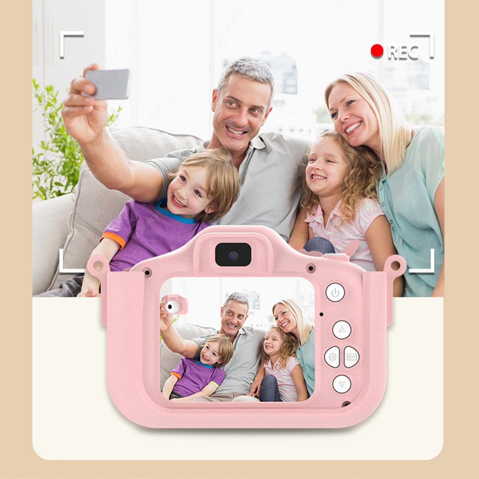 BlingBin 2.0” Display Digitalkamera, 1080P HD Fotoapparat mit 32GB SD Karte günstig online kaufen