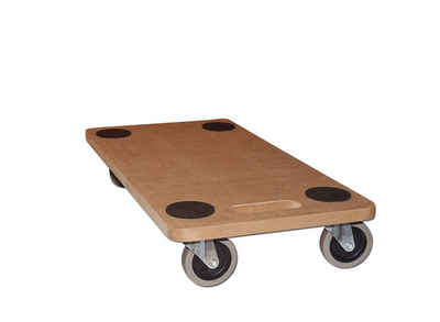 BigDean Transportroller Möbelroller 250kg Rollbrett MDF, (1-St)