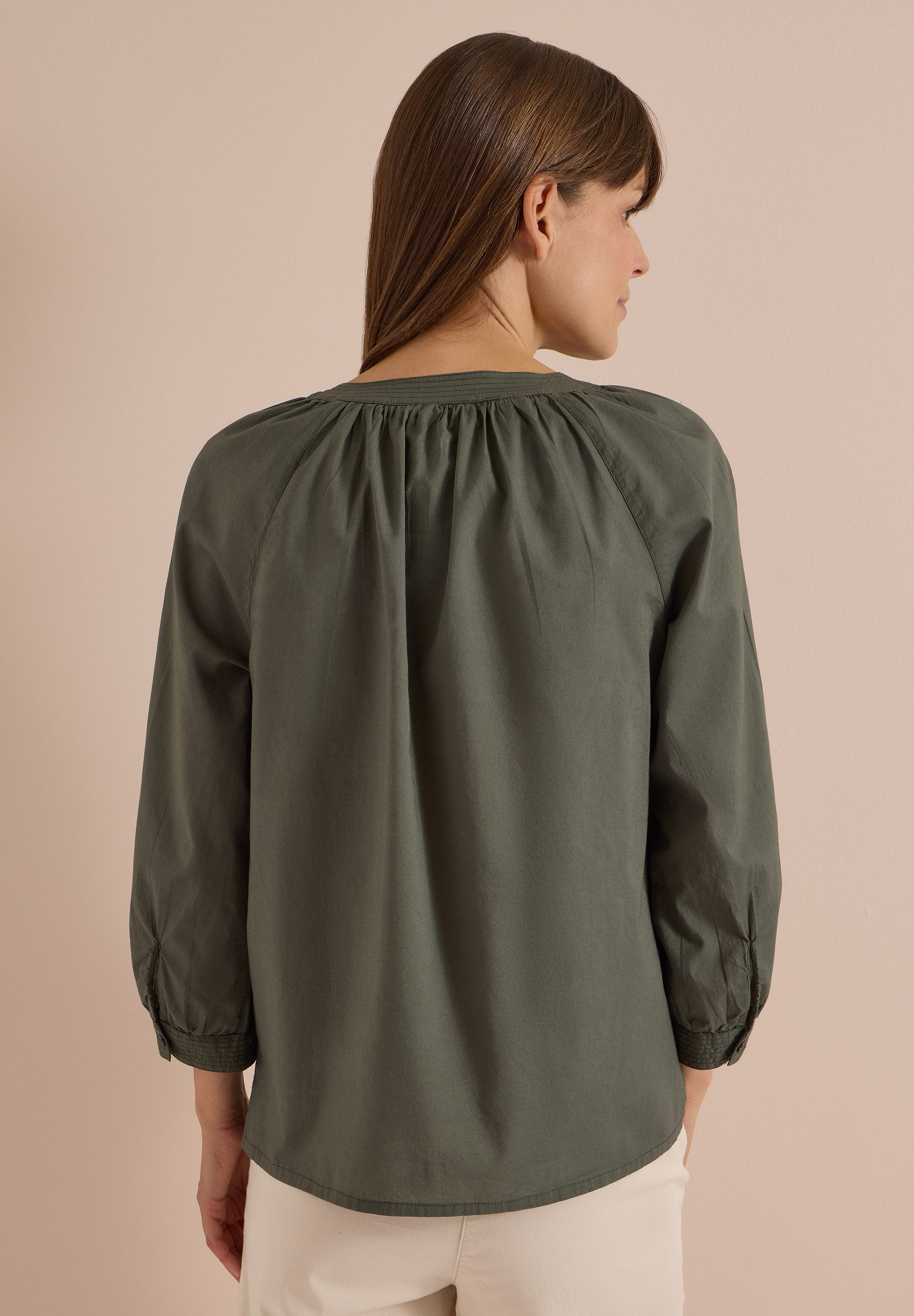 CECIL Klassische Bluse aus reiner Baumwolle