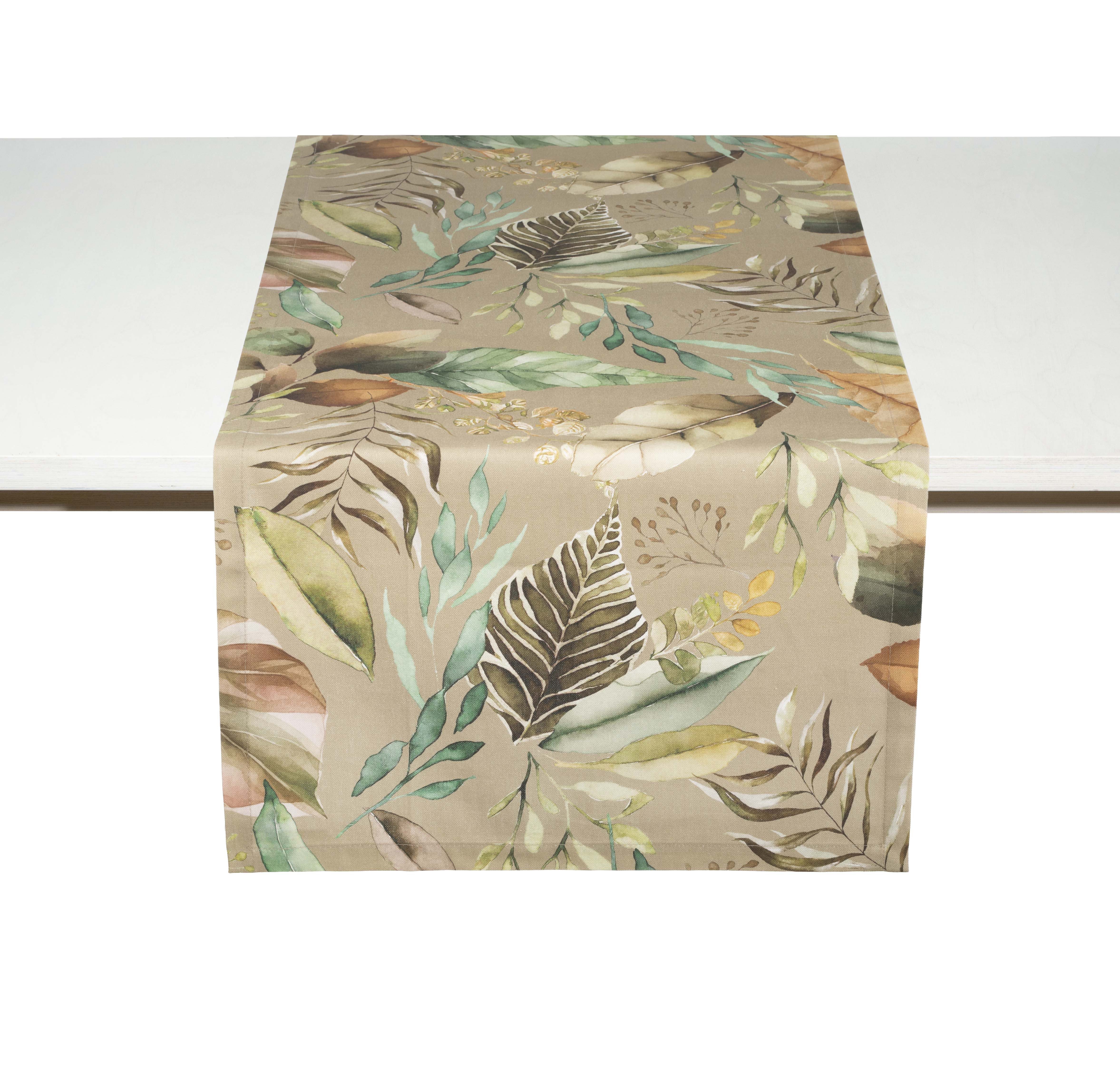 PICHLER Tischläufer Druckdessin herbstlich Tischläufer 1er Set 150 x 50 cm BOSCO Rechteck (1-tlg, 1 Stück)