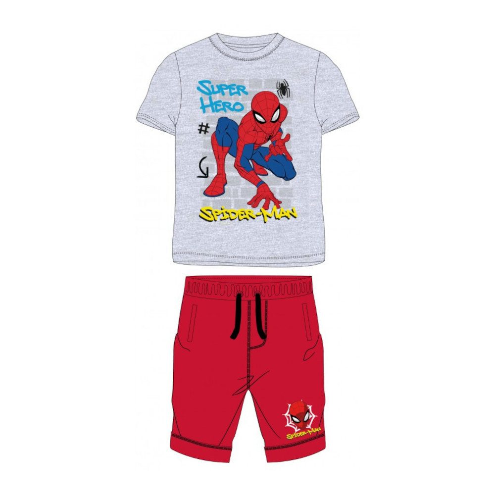 Spiderman Shirt & Hose Spider-Man "Super Hero" Bekleidungsset für Jungen Shirt & Hose (Set, 2-tlg)