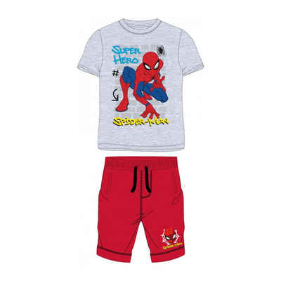 Spiderman Shirt & Hose Spider-Man "Super Hero" Bekleidungsset für Jungen Shirt & Hose (Set, 2-tlg)