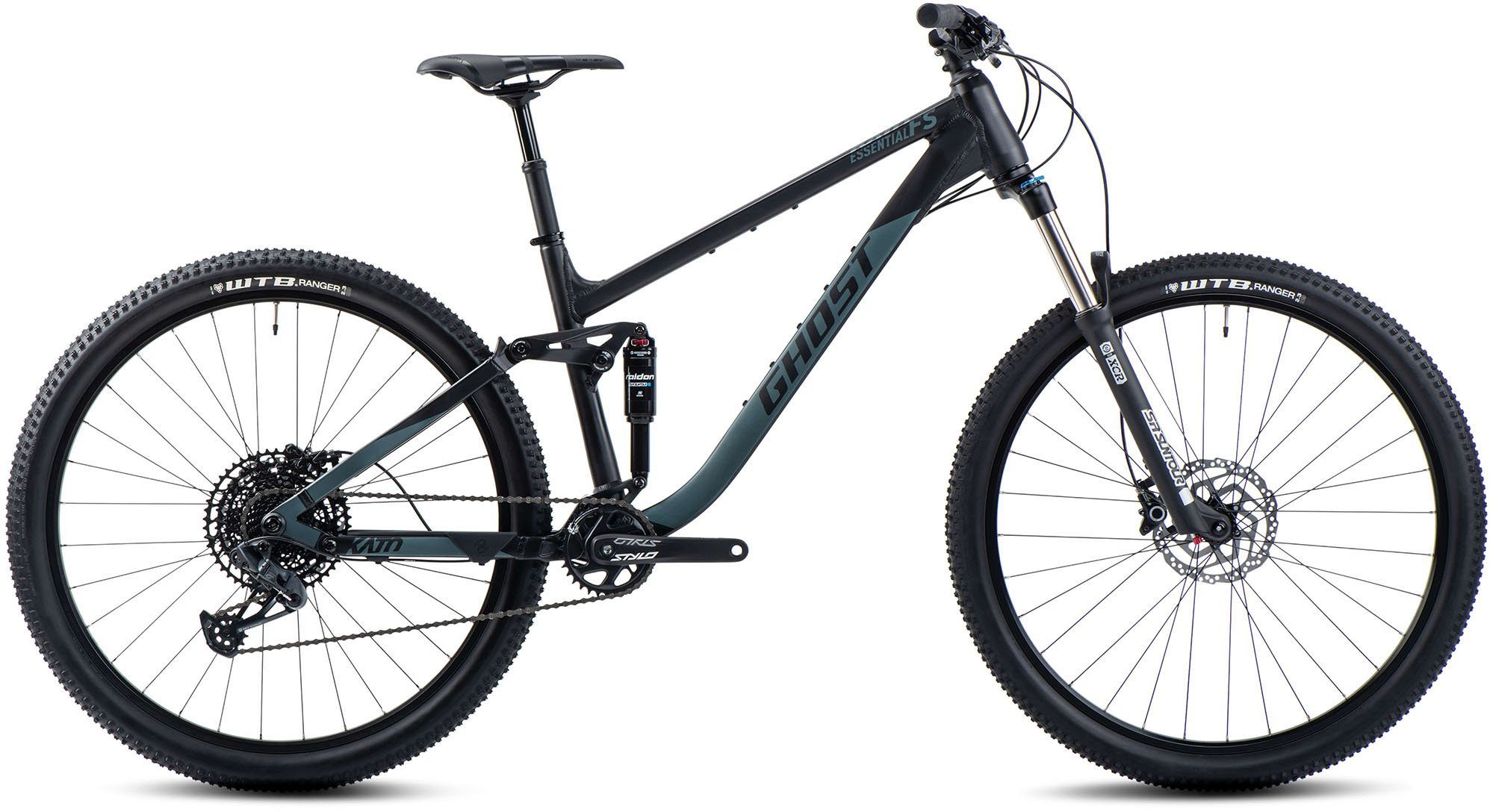 Ghost Mountainbike Kato FS Essential, 12 Gang SRAM GX Eagle Schaltwerk, Kettenschaltung, für Damen und Herren, Kettenschaltung