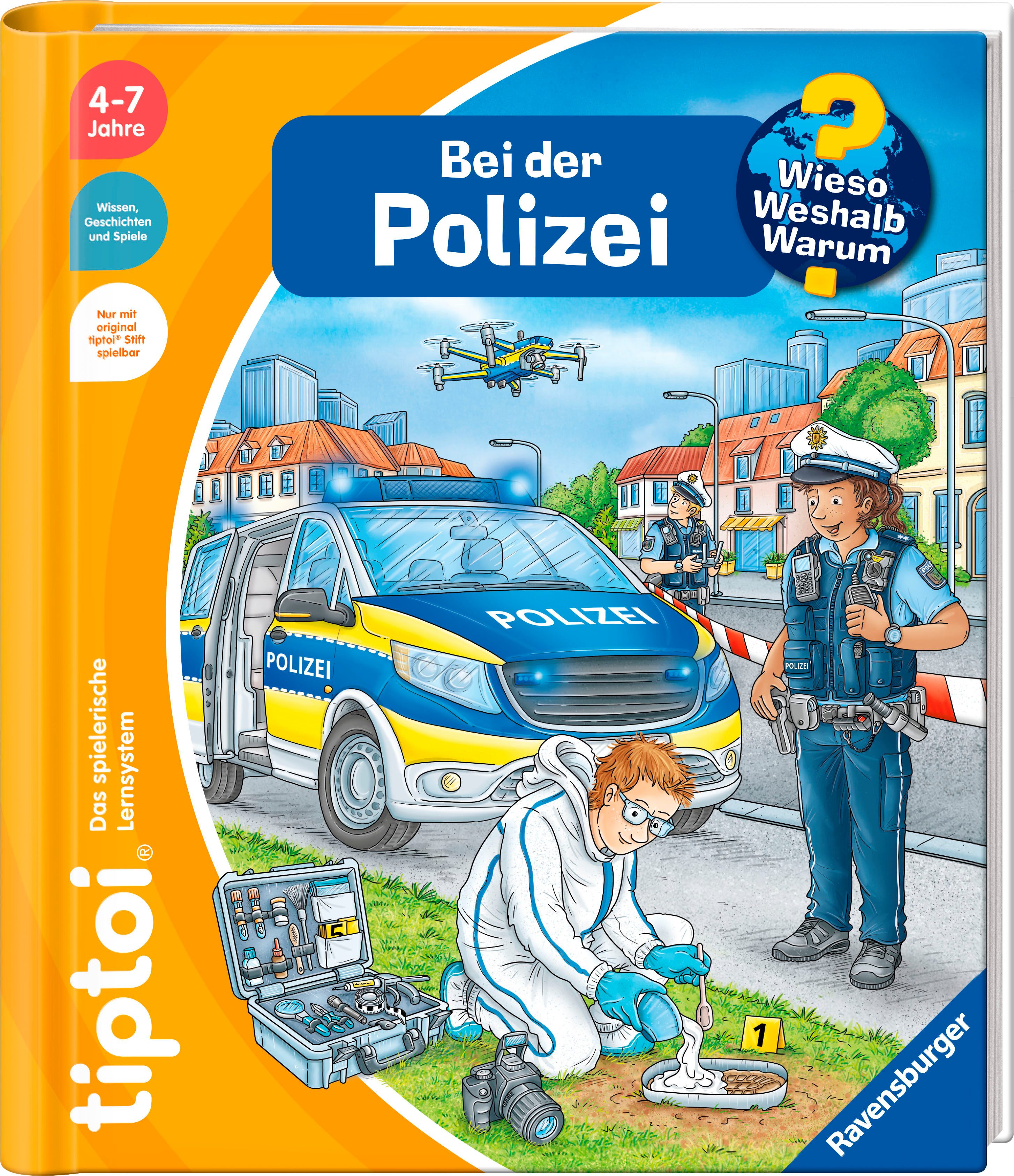 Kinderbuch tiptoi® Wieso? Weshalb? Warum? Bei der Polizei