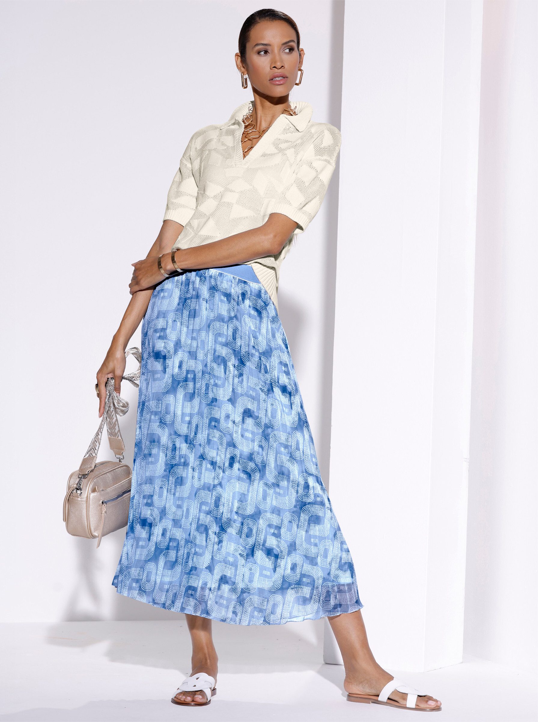 creation L Strickpullover Pullover Kurzarm günstig online kaufen