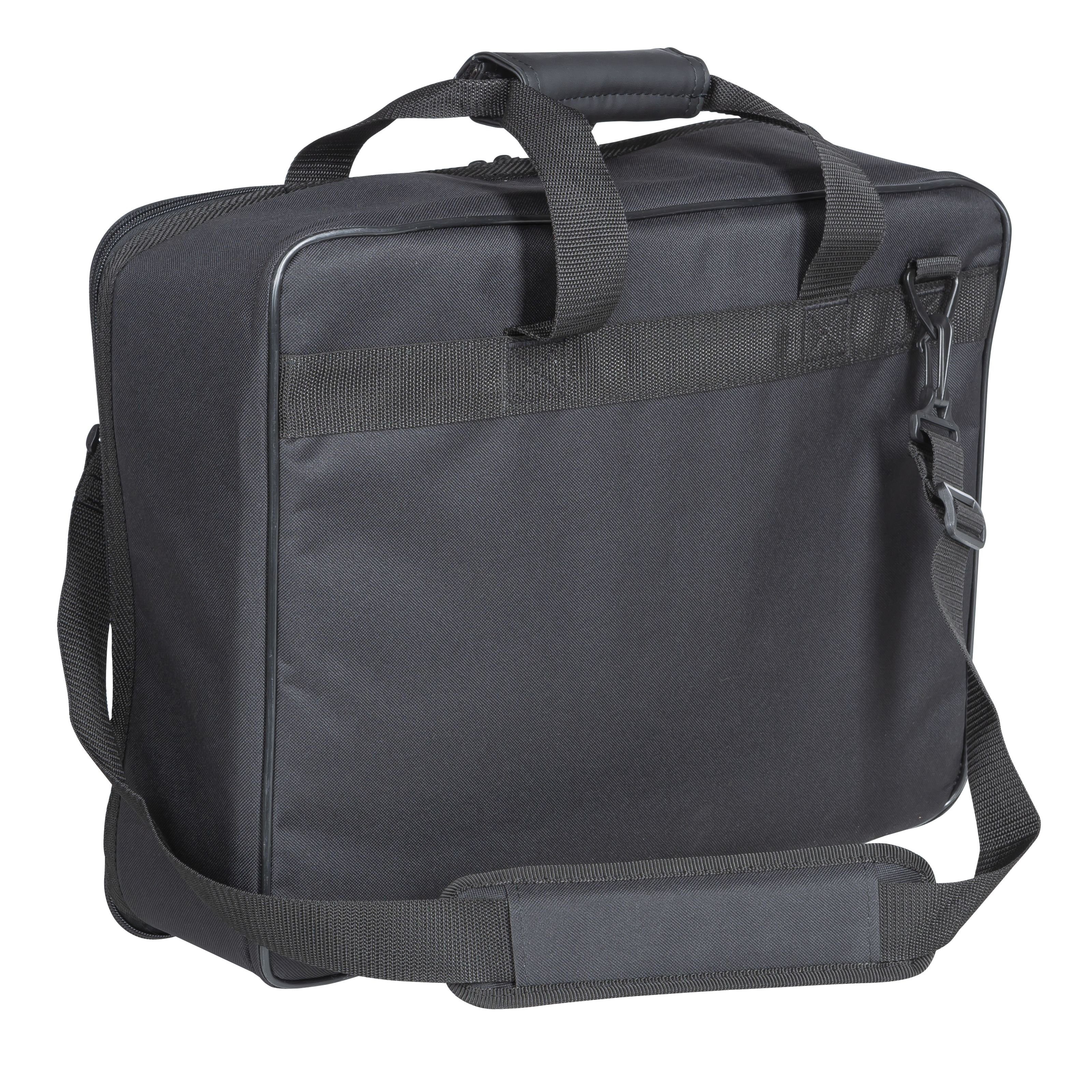 MUSIC STORE Studiotasche (DJ Mixer Tasche 12 Zoll Wasserabweisende Transporttasche Robuste Kunststoff für DJ-Mixer und Media-Player Schwarz 440x120x340mm 0.9kg, – Bild 3 von 5