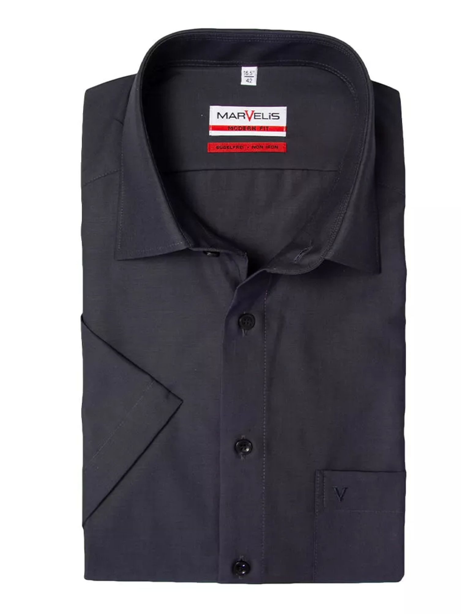 MARVELIS Kurzarmhemd Modern Fit modern FitKent