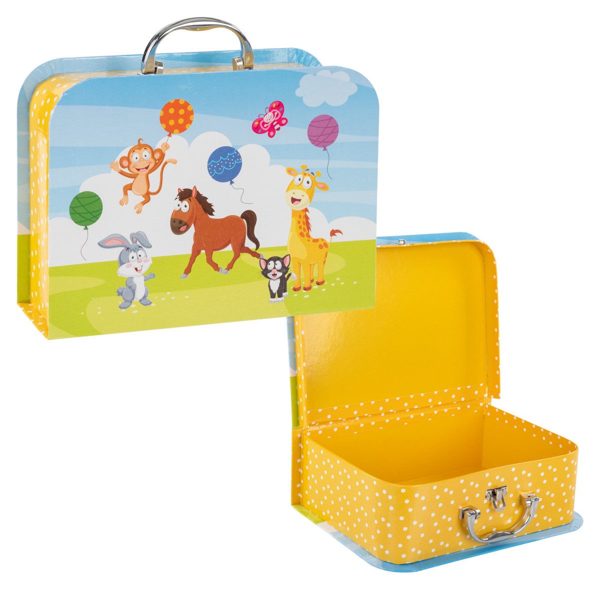 Idena Aufbewahrungstasche Idena Kinderkoffer Pferd - 26,5 x 19,5 x 8,7 cm, Metallverschluss