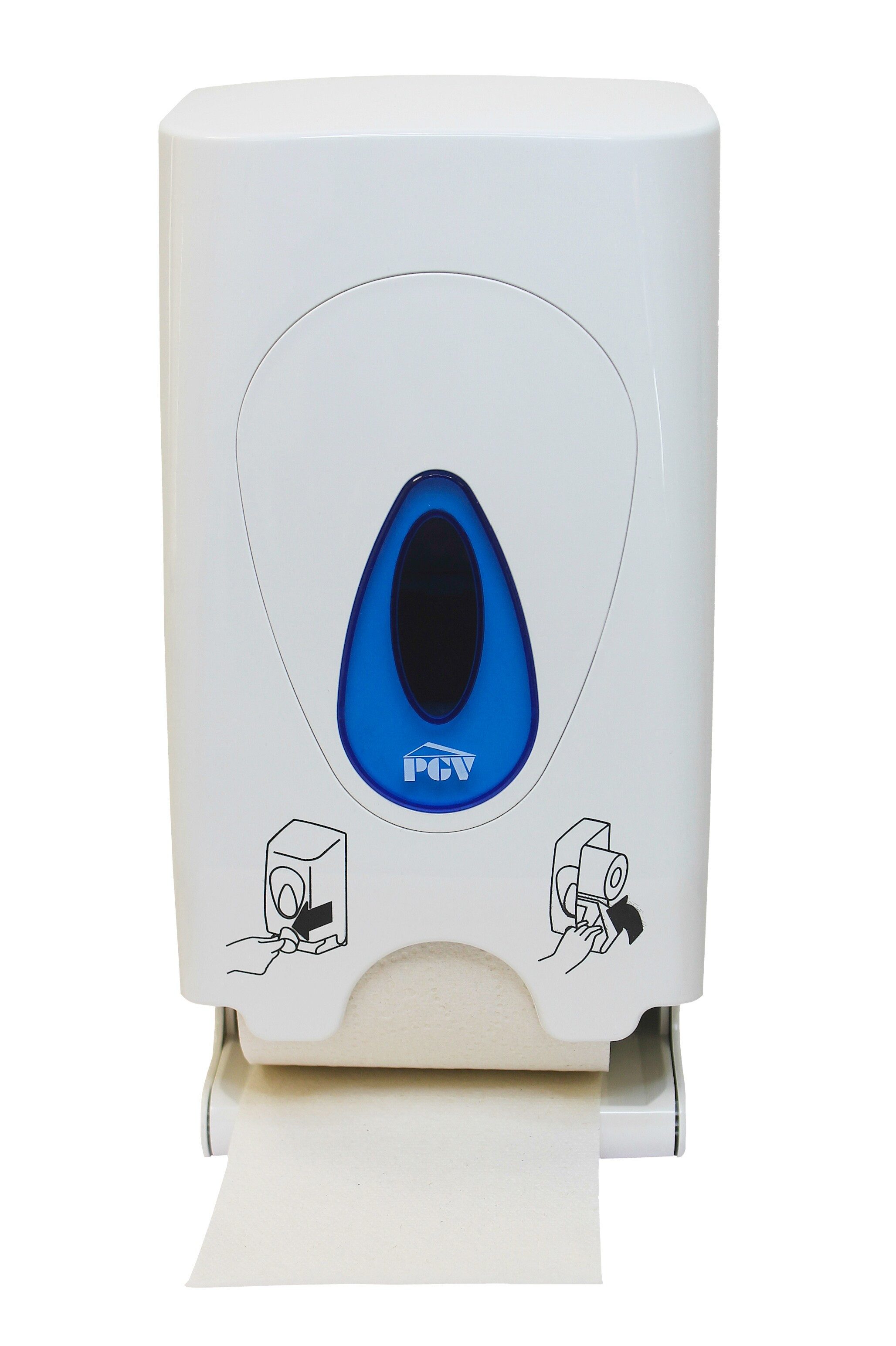 Toilettenpapierhalter Toilettenpapierspender für 2 Rollen "PGV-Line"