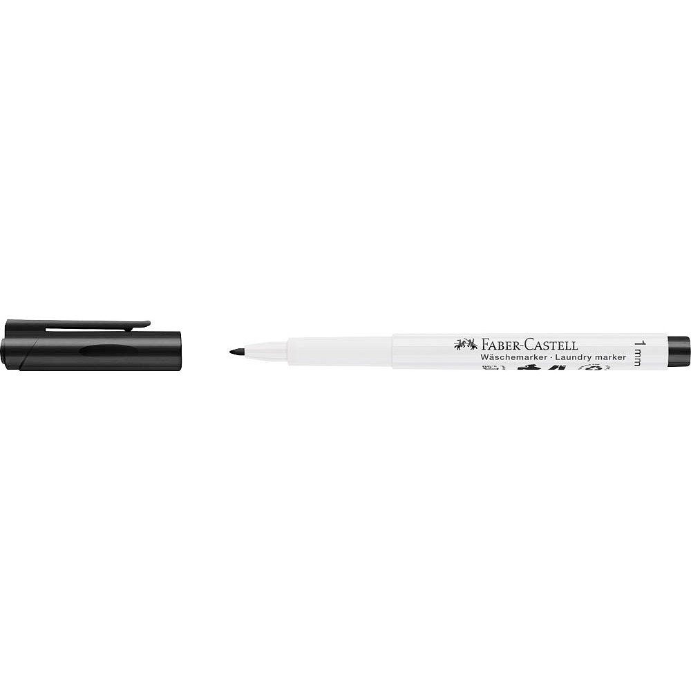 Faber-Castell FABER-CASTELL Textilmarker schwarz 1,0 mm Tintenpatrone