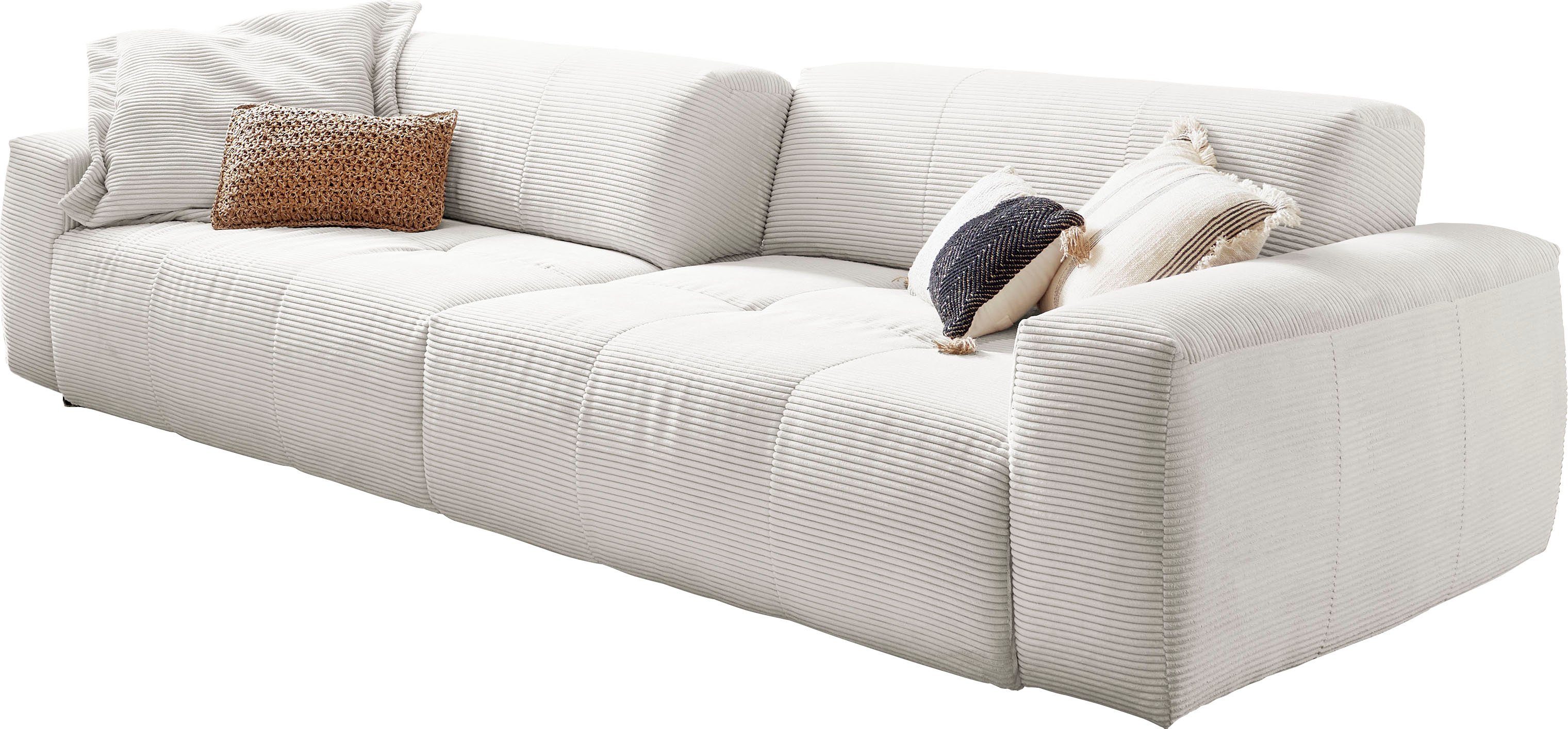 Rückenlehne, Zwei Cord durch Yoshy, 3C Candy Sitztiefen verstellbare weiß Big-Sofa Bezug in