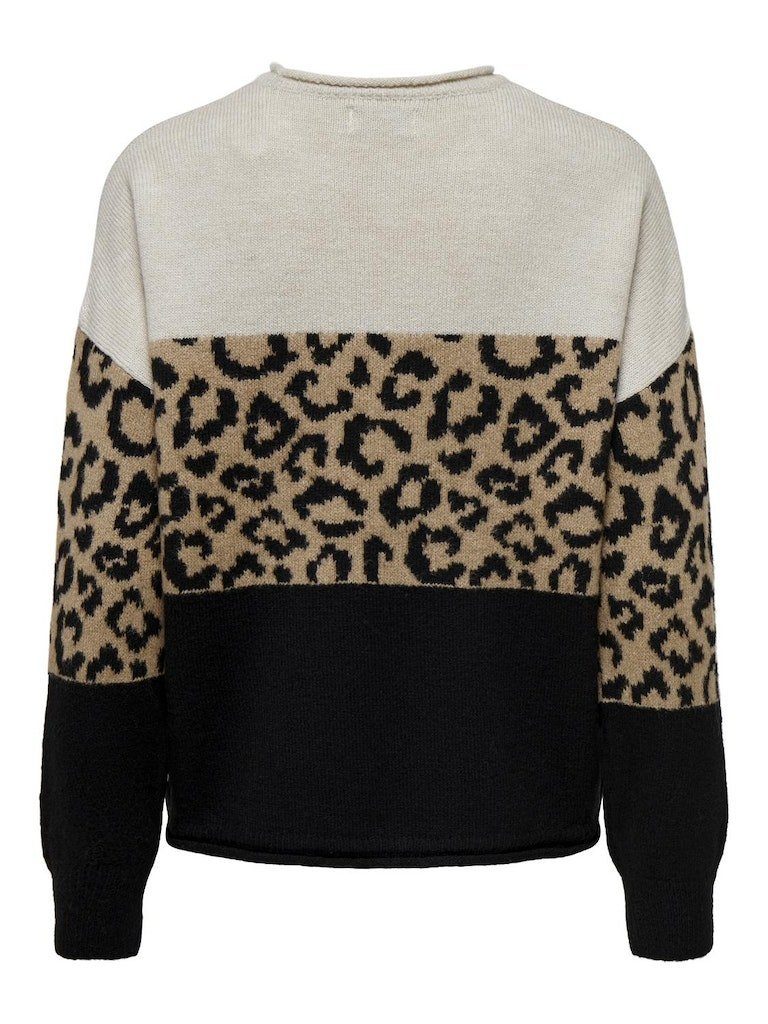 ONLY Strickpullover ONLJADE ANIMAL LS O-NECK NCA KNT günstig online kaufen