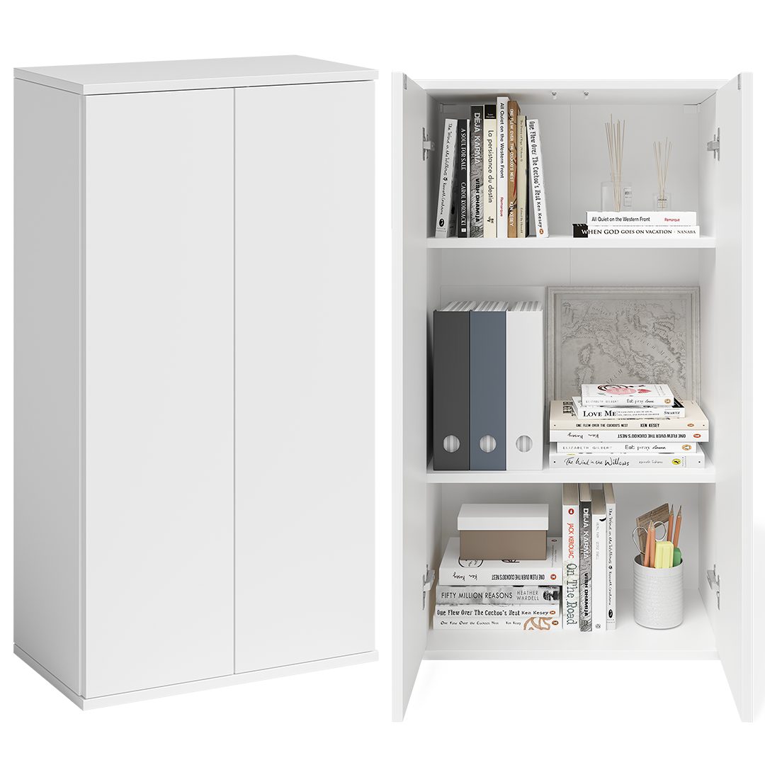 Bellamio Mehrzweckschrank Ais mit Push-to-Open Türen (110 cm hoch) Aktensch günstig online kaufen