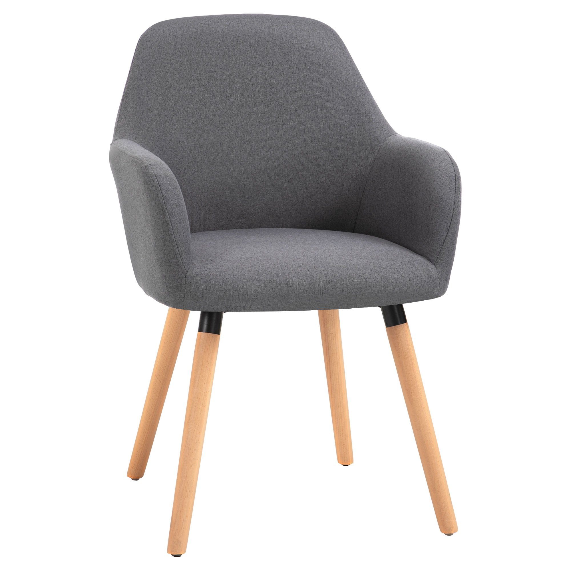 HOMCOM Relaxsessel Polsterstuhl Sessel mit Rückenlehne günstig online kaufen