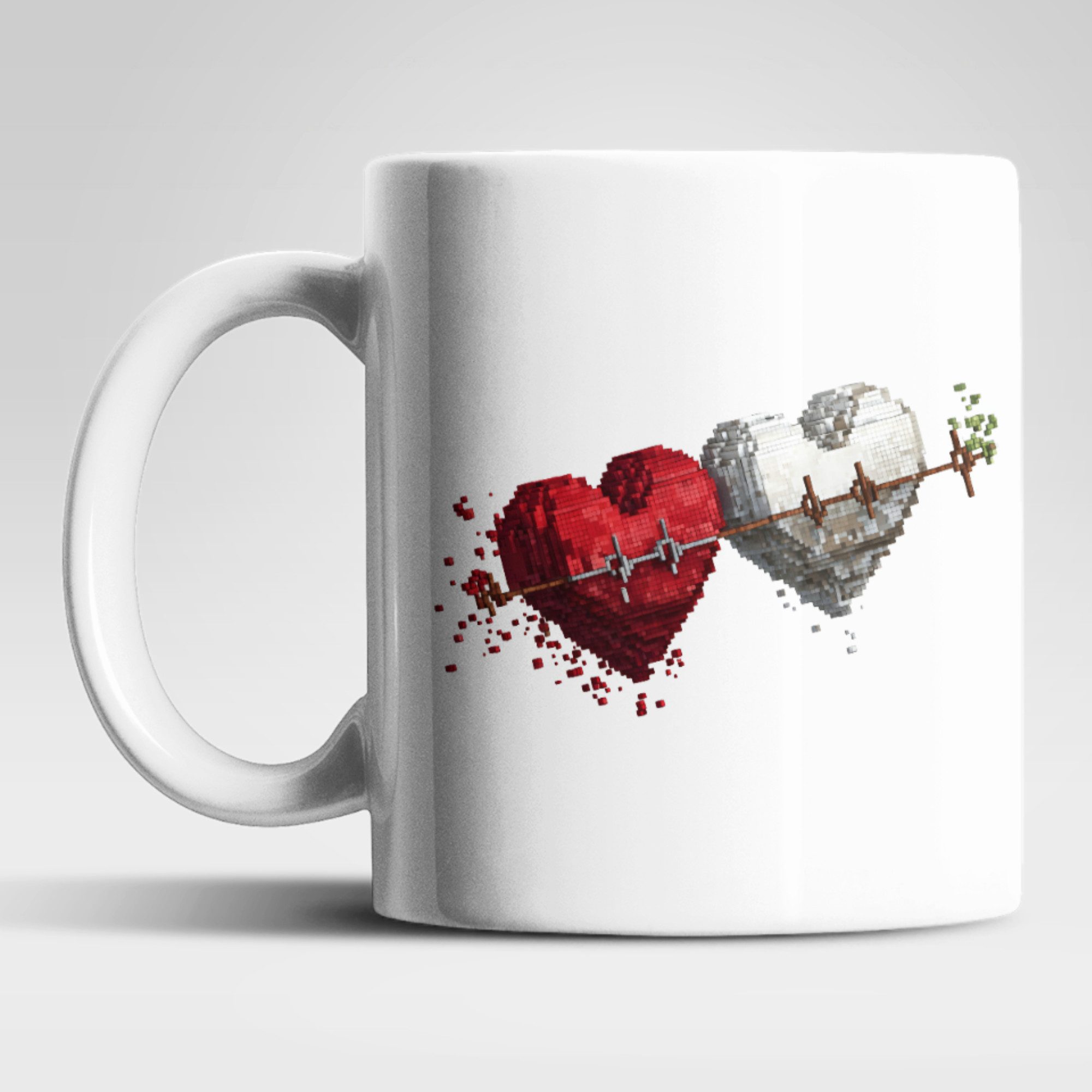 Tasse Liebe Love Herzen Gamer Valentinstag Kaffeetasse Teetasse Tasse