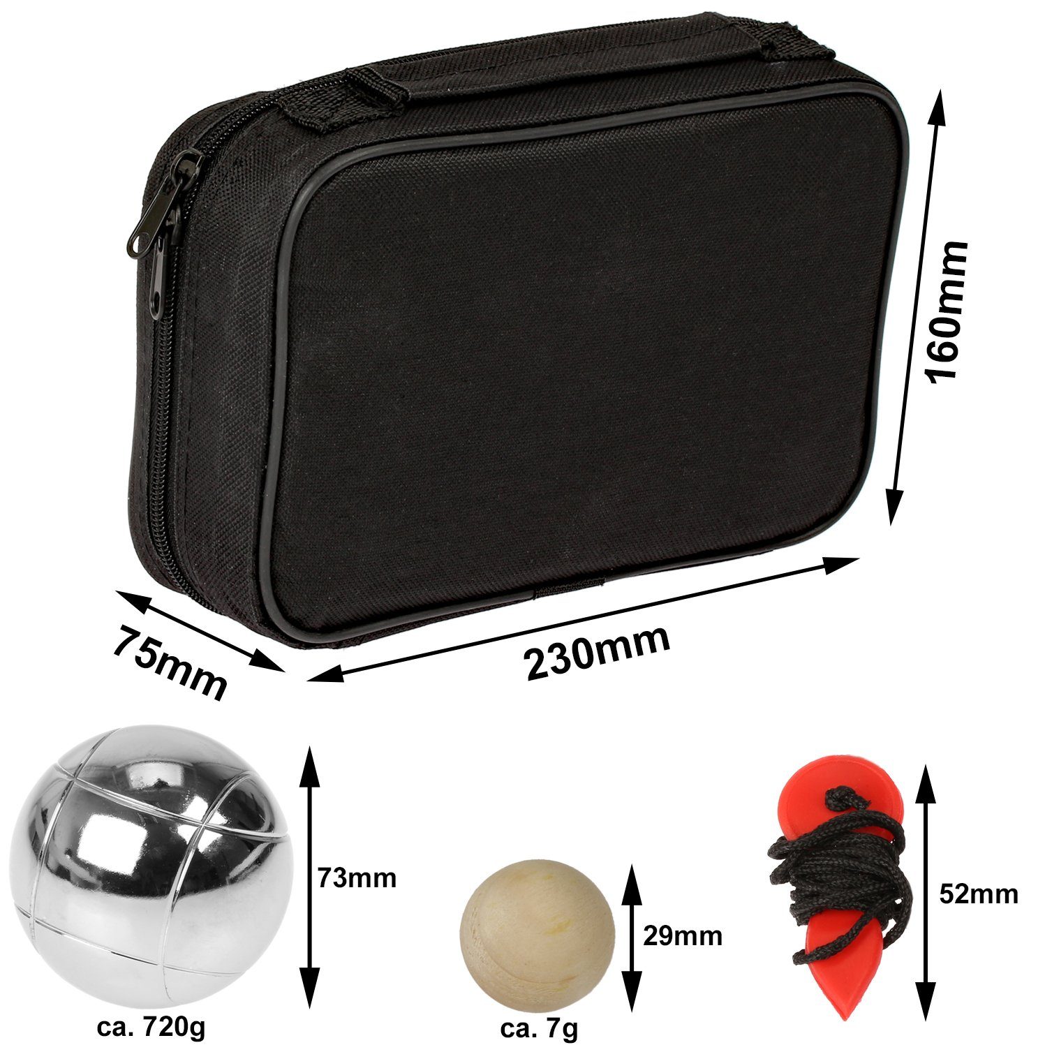 FunTomia Spielzeug-Gartenset Boccia Kugeln Set günstig online kaufen